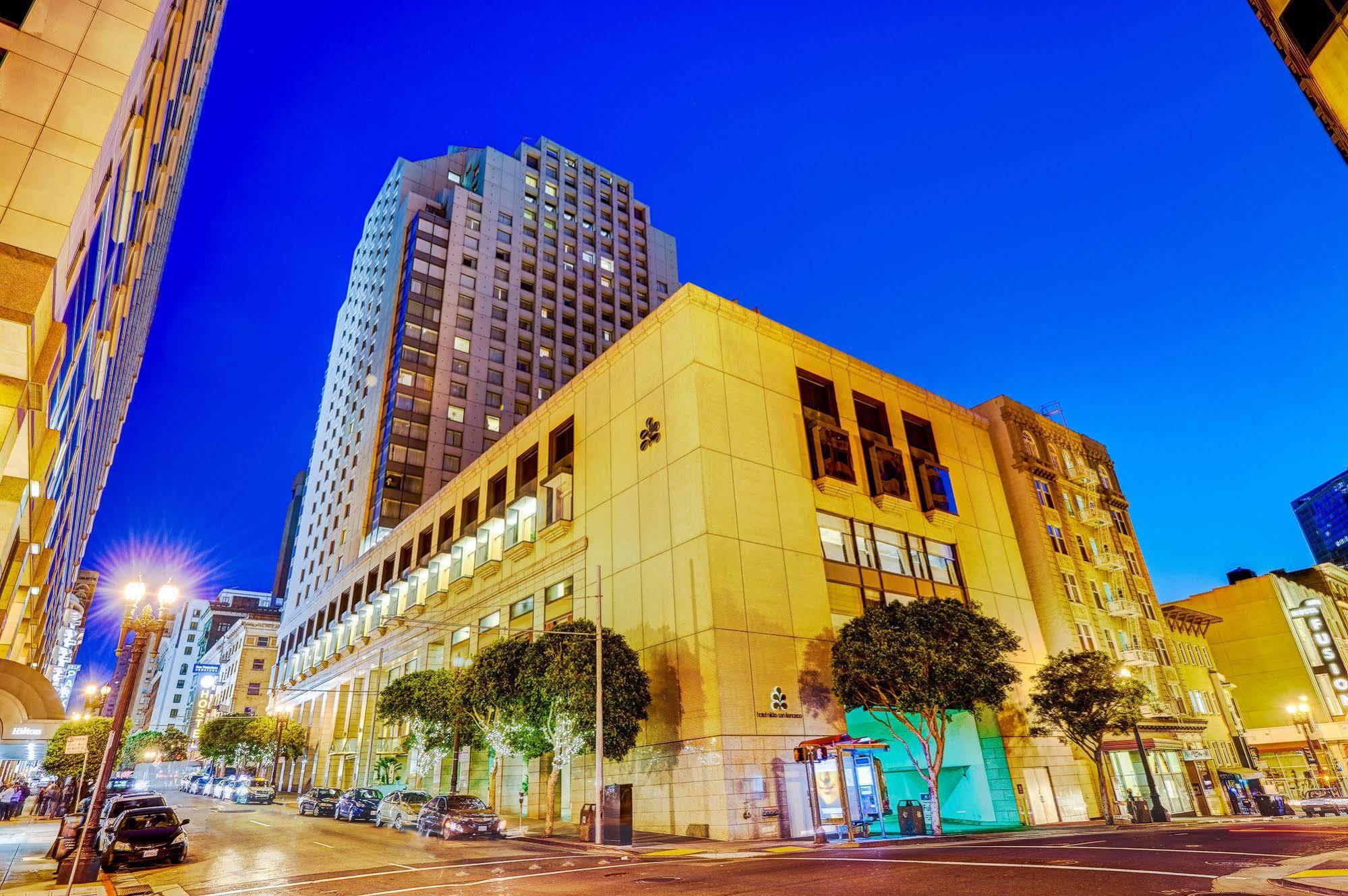 فندق فنددق نيكو سان فرانسيسكو المظهر الخارجي الصورة The building at night
